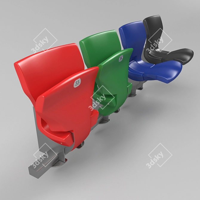 Stechert TipUp Smart: Ultimate Sports Seats 3D model image 1