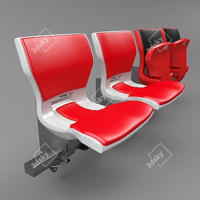 Stechert TipUp: Ultimate Sports Seat 3D model image 1