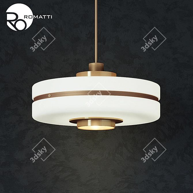 Verona Pendant Light 3D model image 1