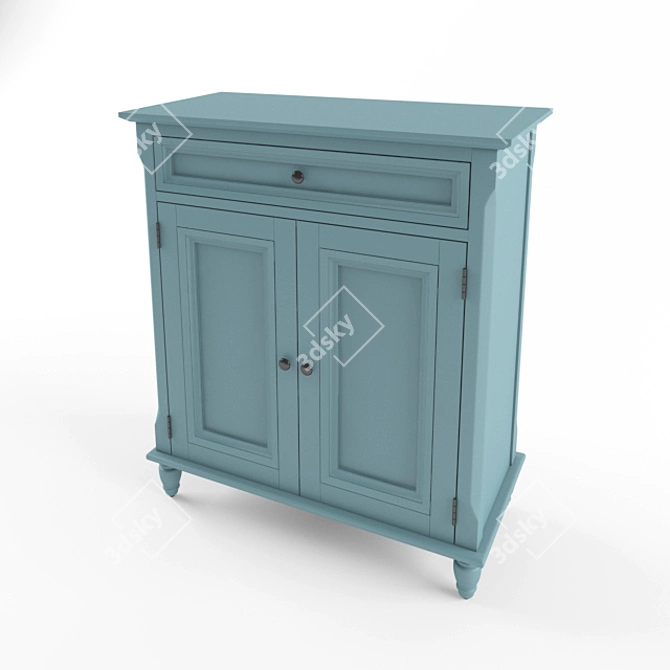 Darby Home Co Durgan Accent Cabinet: Elegant Storage Solution 3D model image 2