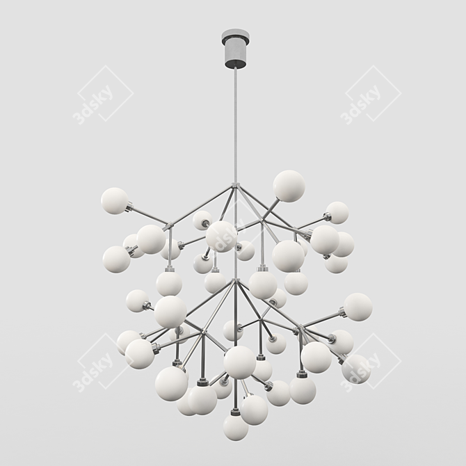 Elegant Mara Grande Chandelier 3D model image 3