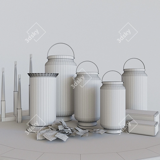 Complete 3D Model Set 3D model image 2