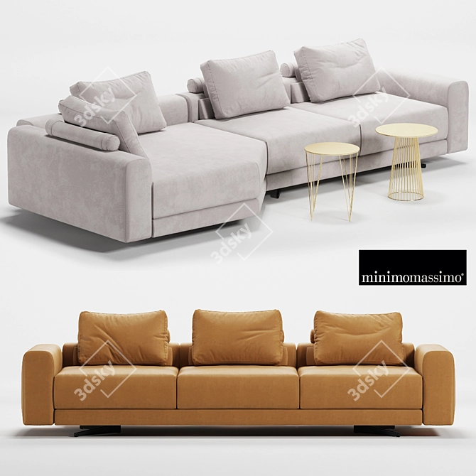 Modular Sofa Albert 3D model image 1