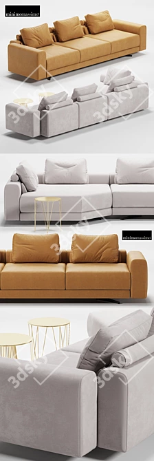 Modular Sofa Albert 3D model image 2