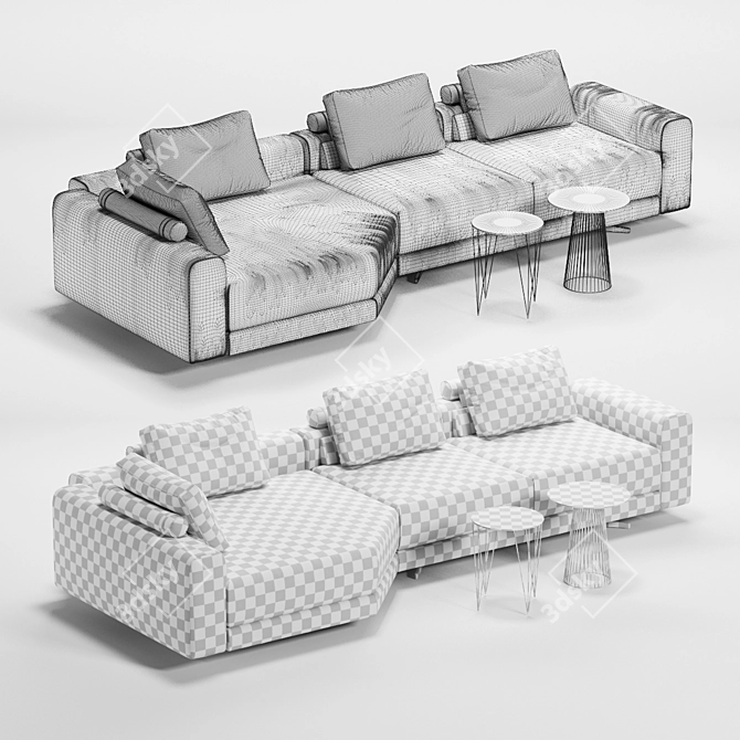 Modular Sofa Albert 3D model image 3