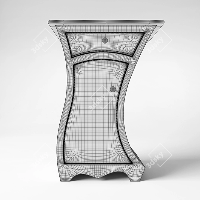 Vintage-style Spark Table by Dust Furniture 3D model image 3