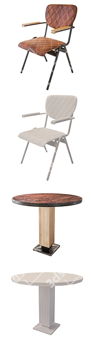 Dublin House Chair: Elegant and Stylish 3D model image 3