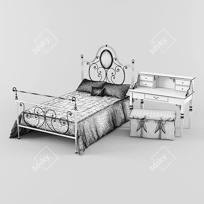 Alice Bedroom Set by MART Furniture 3D model image 3