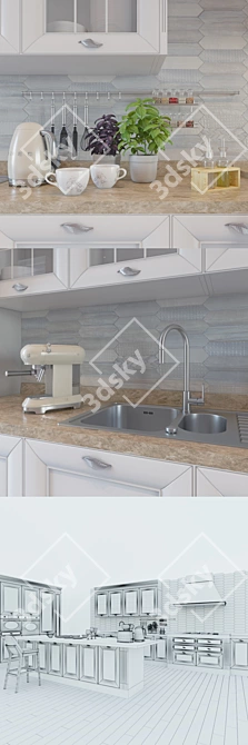 Amelie New: Bellini Kitchen Bliss 3D model image 3