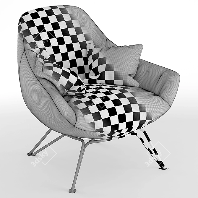 Luxury Florentia Chair by Mauro Lipparini 3D model image 3