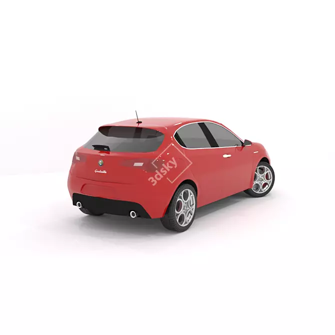 Sophisticated Alfa Romeo Giulietta 3D model image 2