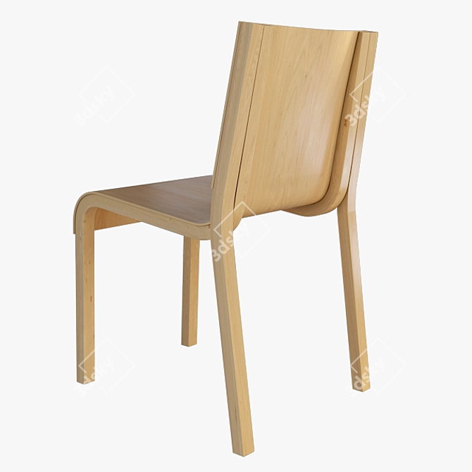 Bliss Chair - Innovative Stacking Chair by Segis 3D model image 2