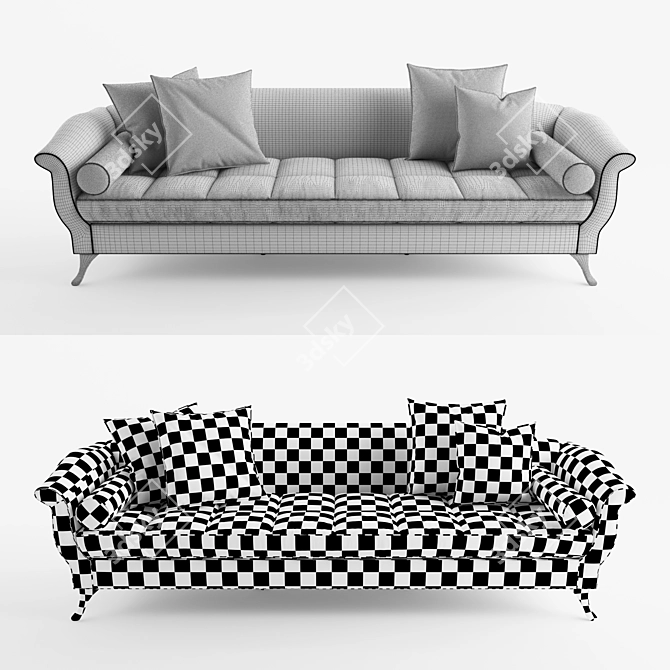 Casa Comfort Sofa 3D model image 2