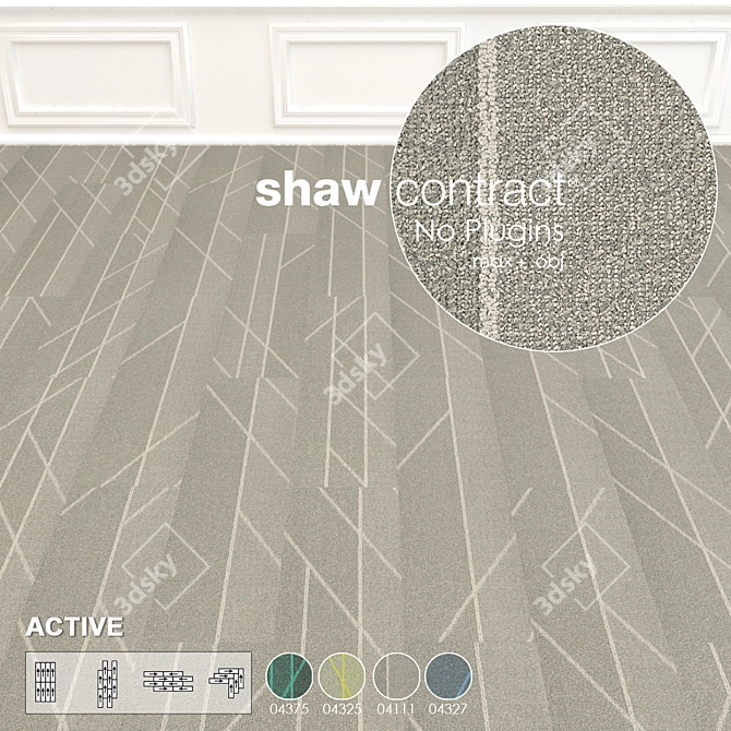 Shaw Active Tile Collection 3D model image 1