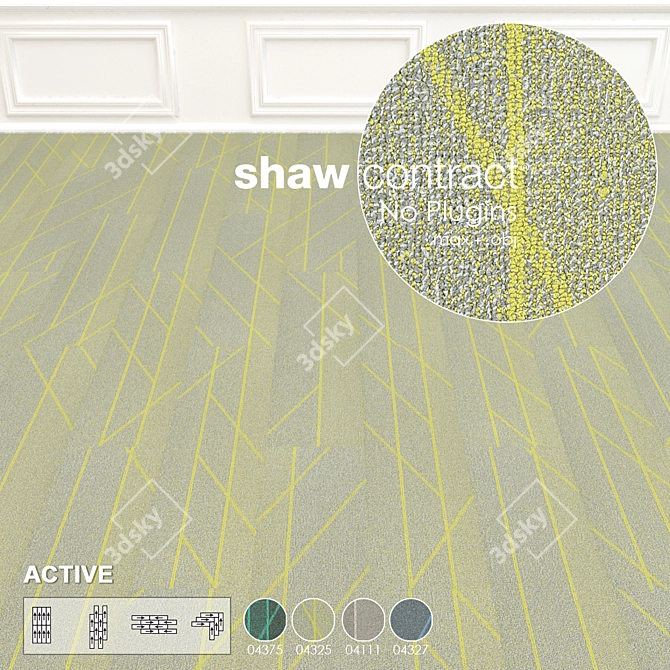 Shaw Active Tile Collection 3D model image 2