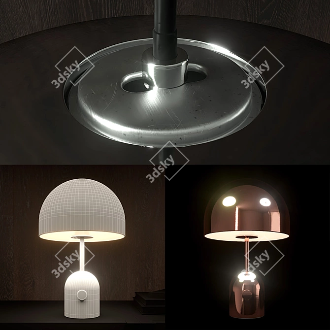 Tom Dixon Bell Lamp Collection: Exquisite Lighting with Multiple Colors 3D model image 3