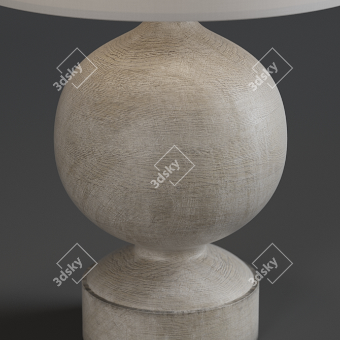 Title: Boule Table Lamp - Elegant Lighting Solution 3D model image 2