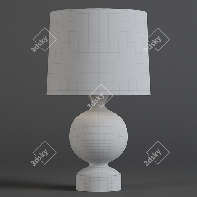 Title: Boule Table Lamp - Elegant Lighting Solution 3D model image 3