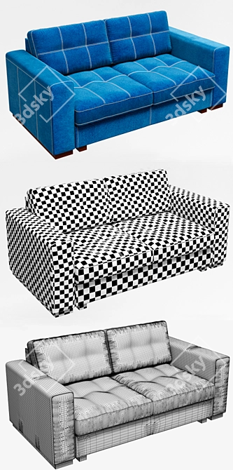 Tiger Modular Sofa 3D model image 2