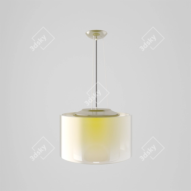 Slv_sRound LED Pendant Light 3D model image 1