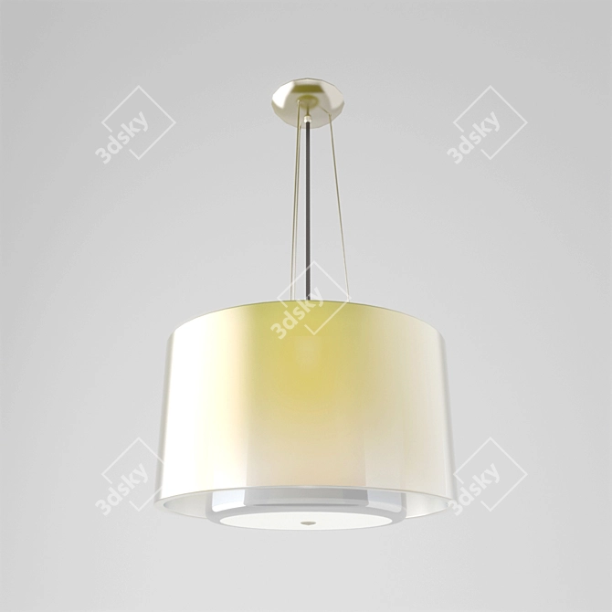 Slv_sRound LED Pendant Light 3D model image 2