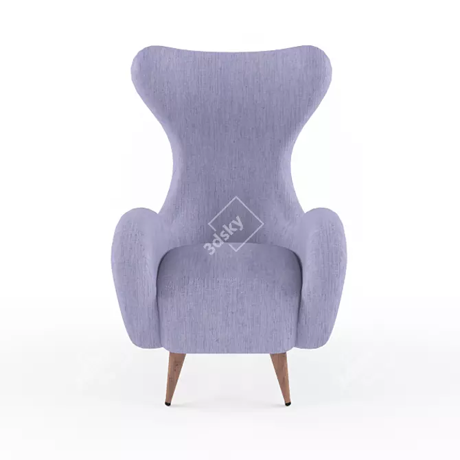 Compact 3-in-1 Chair: 147 Model 3D model image 2