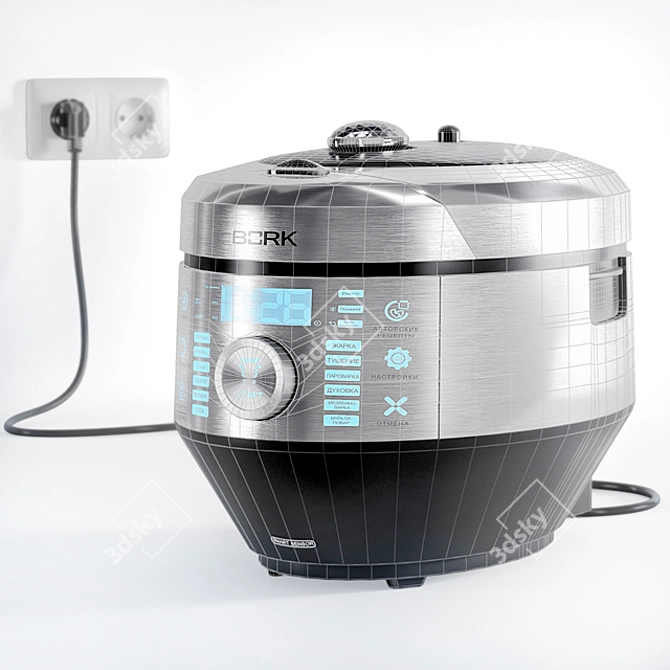 Bork U800 Multicooker & KitchenAid Electric Kettle 3D model image 3