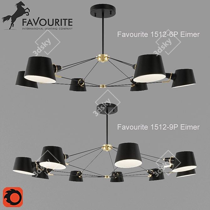 Modern Eimer: Stylish German Collection 3D model image 1