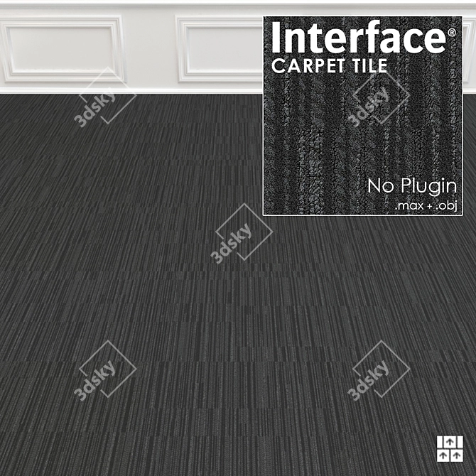 Interface CT102 104: High-Res Textured Carpet 3D model image 2