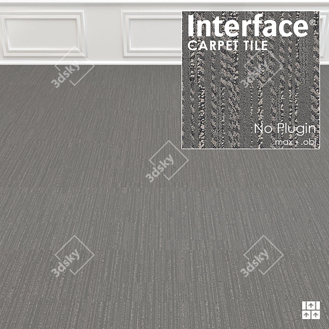 Interface CT102 104: High-Res Textured Carpet 3D model image 3