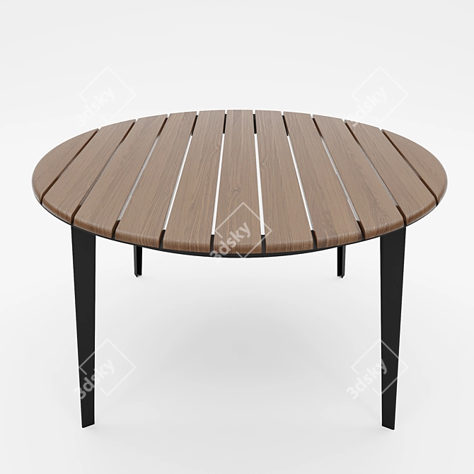 Railway Outdoor: Modern Outdoor Furniture by Luca Nichetto 3D model image 2