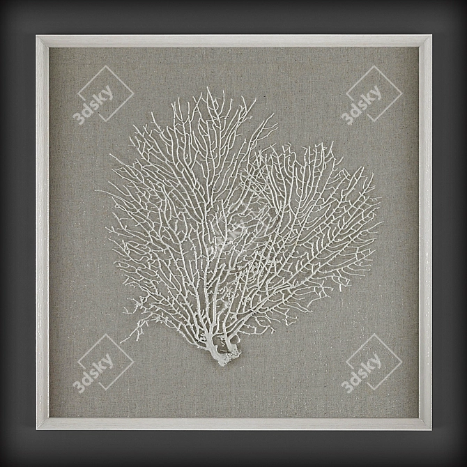 Mystere Shadow Box Wall Art
Natural Fiber Triptych Decor
Sea Fan Wall Decoration 3D model image 3