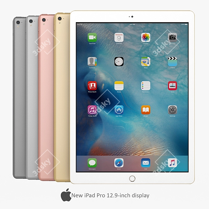 Ultimate Apple iPad Pro 12.9"- The Perfect Multimedia Companion 3D model image 1