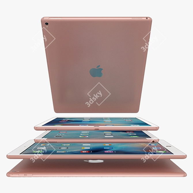 Ultimate Apple iPad Pro 12.9"- The Perfect Multimedia Companion 3D model image 3