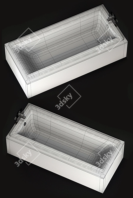 Modern Metropolitan Bath Collection 3D model image 3