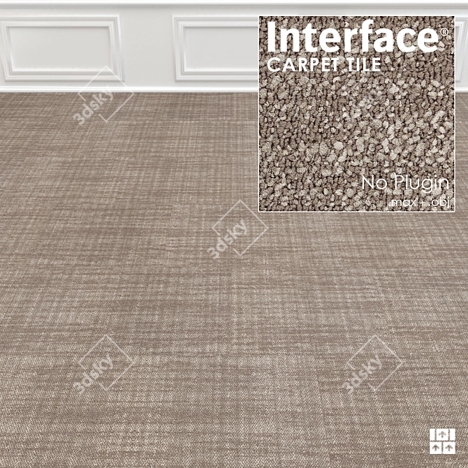 Contemplation Texture Carpet: 24 High-Res Options 3D model image 3