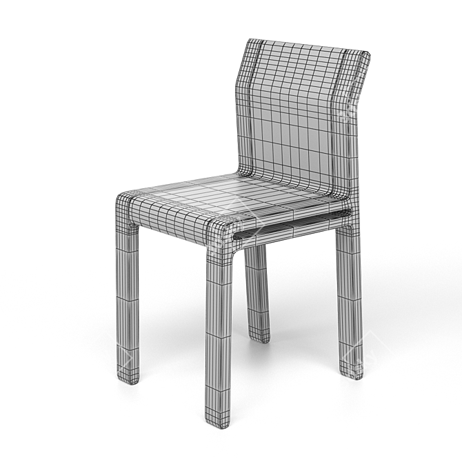 Scandinavian Eco-Style Chair 3D model image 3