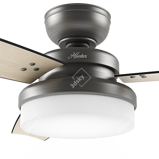 Sentinel Ceiling Fan: Effortlessly Cool 3D model image 2