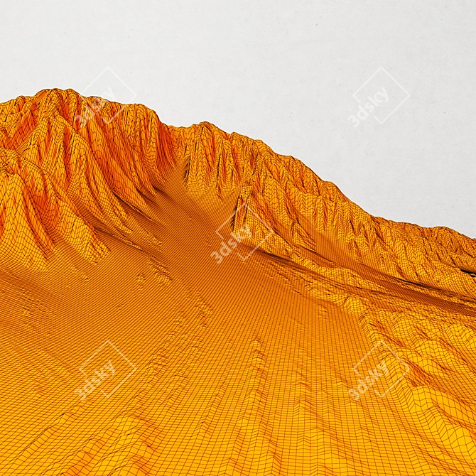 Mountain Majesty: 3D Landscape Textures 3D model image 3