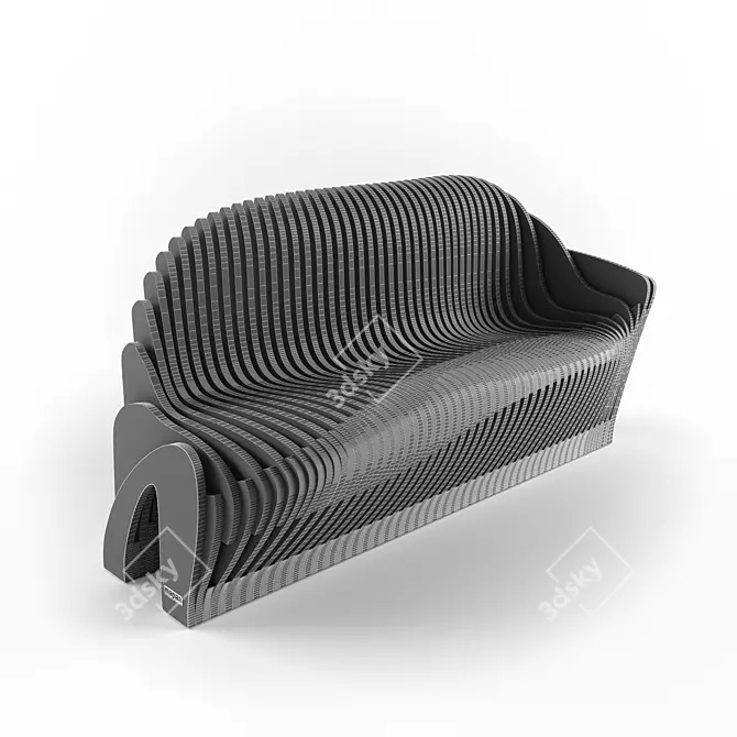 Parametric Poly Shop Furniture 3D model image 2
