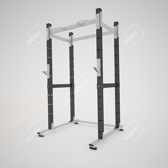 Ultimate Power Rack 3D model image 2