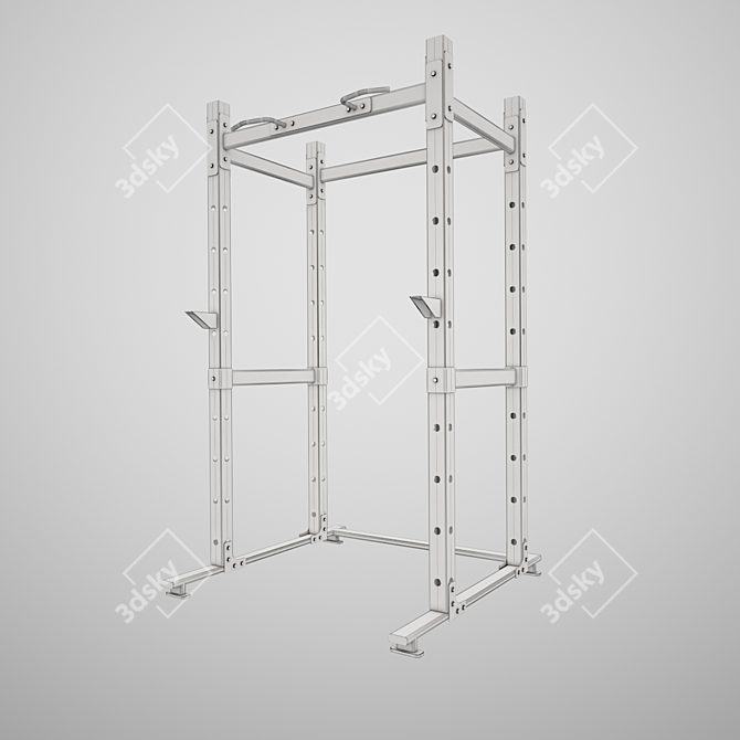 Ultimate Power Rack 3D model image 3