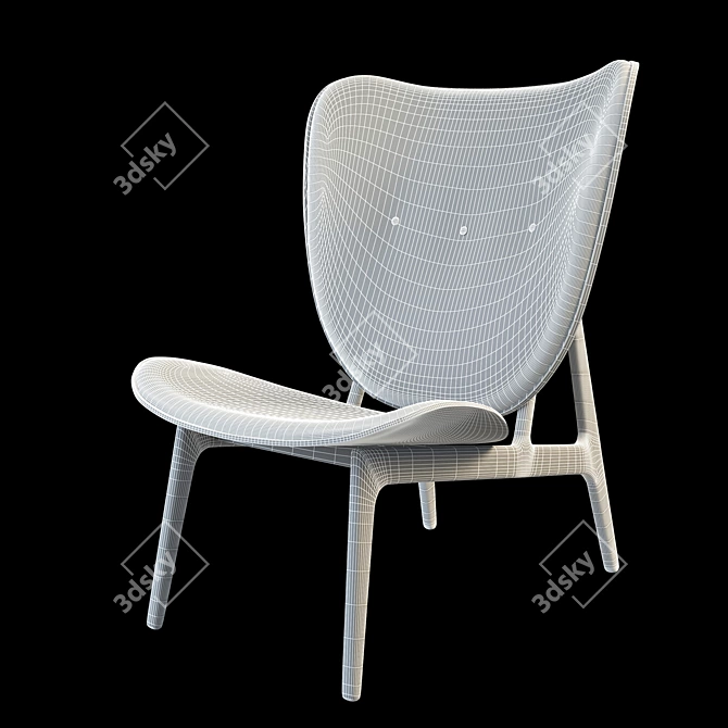 Norra Elephant Chair: Modern Elegance for Your Space 3D model image 2