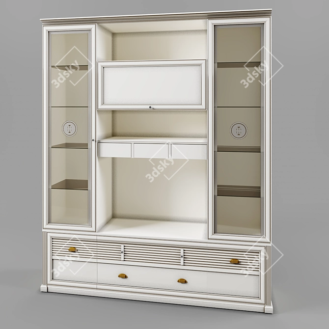 Isotta 12: Valencia Floor Cabinet for a Completeness and Functionality 3D model image 1