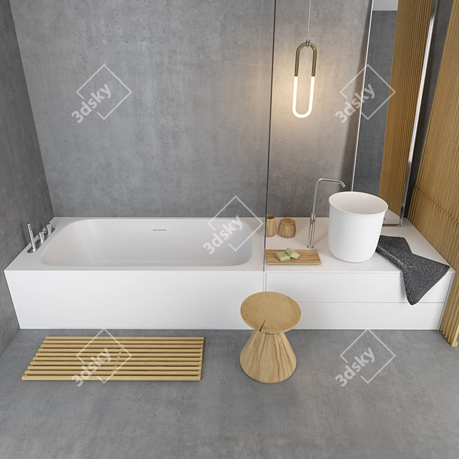 Rexa Design Hammam R1: Luxury Bathroom Collection 3D model image 1