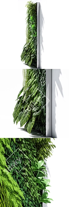 Versatile Vertical Garden Solution 3D model image 2