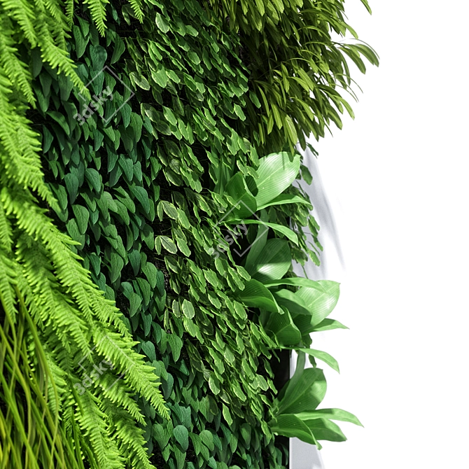 Versatile Vertical Garden Solution 3D model image 6