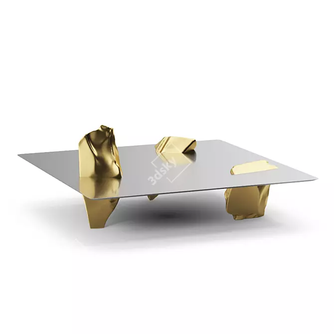 Elegant Sereno Table 3D model image 1