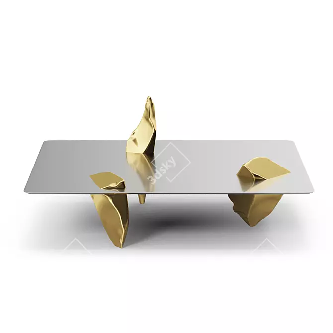 Elegant Sereno Table 3D model image 2