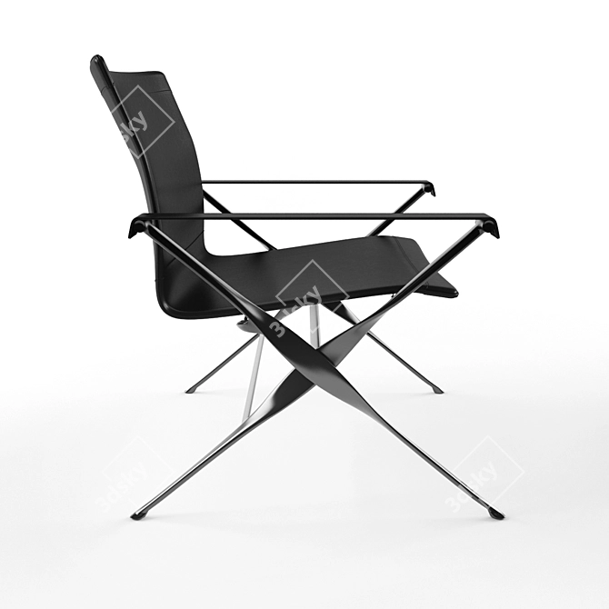 Luxury Comfort in Beverly Armchair 3D model image 2